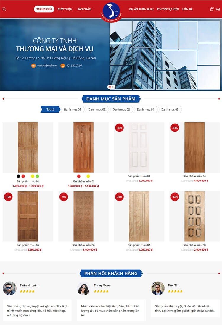 Thiet ke website doanh nghiep 01