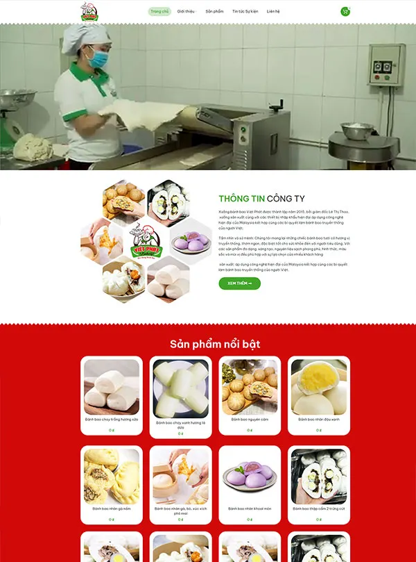 thiet ke website banh bao viet nam