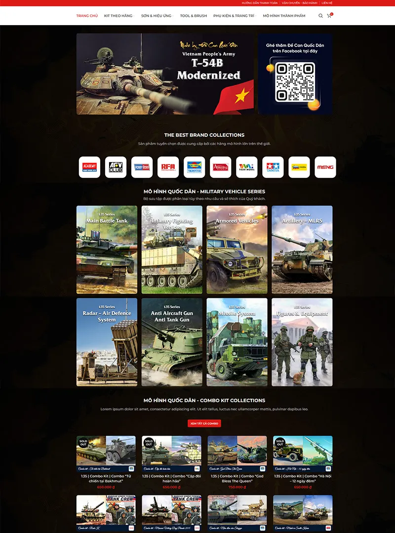 Thiết kế website bán mô hình Game