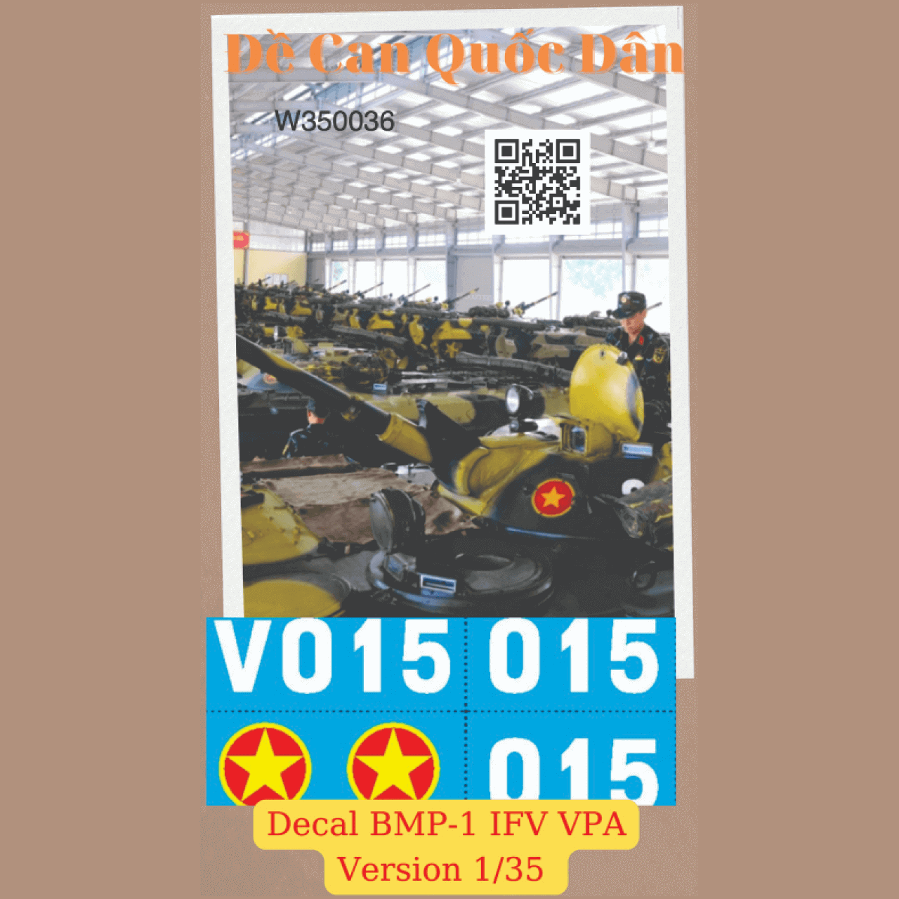 Decal Quốc Dân | 1:35 | Decal for BMP-1 IFV VPA version