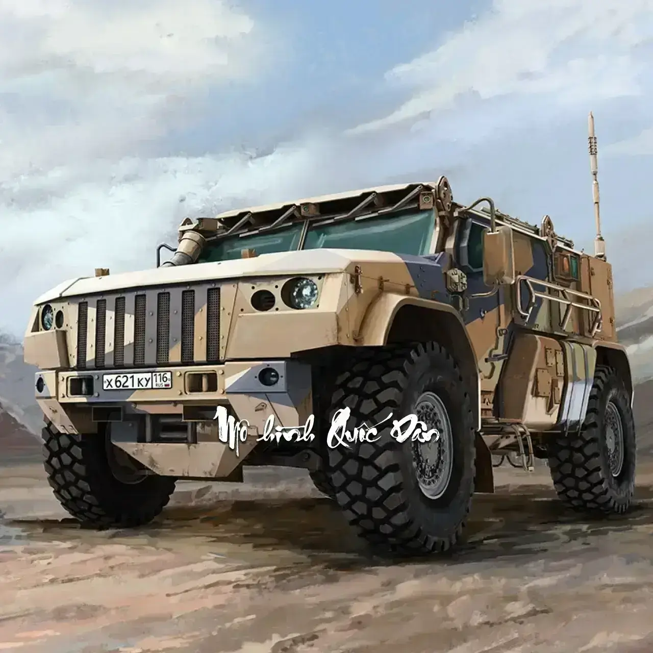 1:35 | RPG Models | Russian Kamaz K-4386 Typhoon