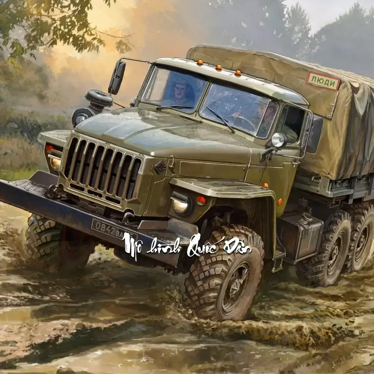 1:72 | ZVEZDA | Russian URAL-4320 Military Truck