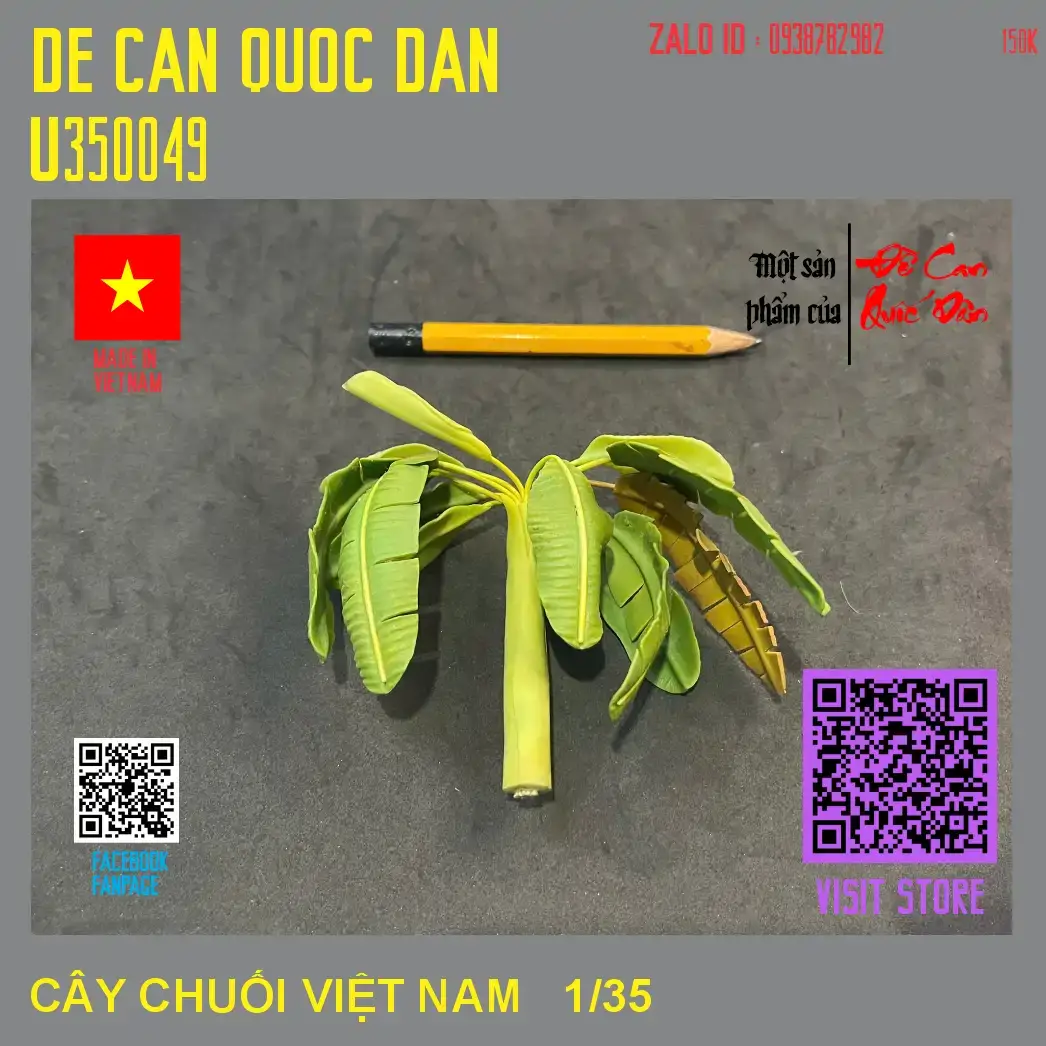 Decal Quốc Dân | 1:35 | CÂY CHUỐI VIỆT NAM 1/35