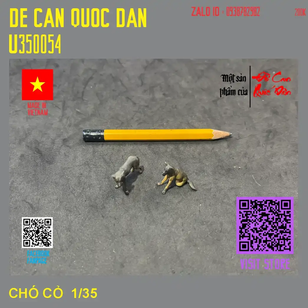 Decal Quốc Dân | 1:35 | CHÓ CỎ 1/35