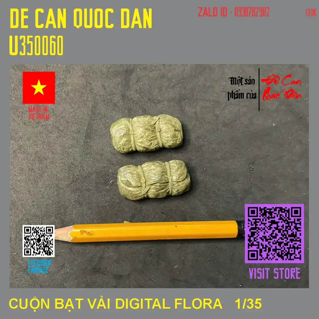 Decal Quốc Dân | 1:35 | CUỘN BẠT VẢI DIGITAL FLORA