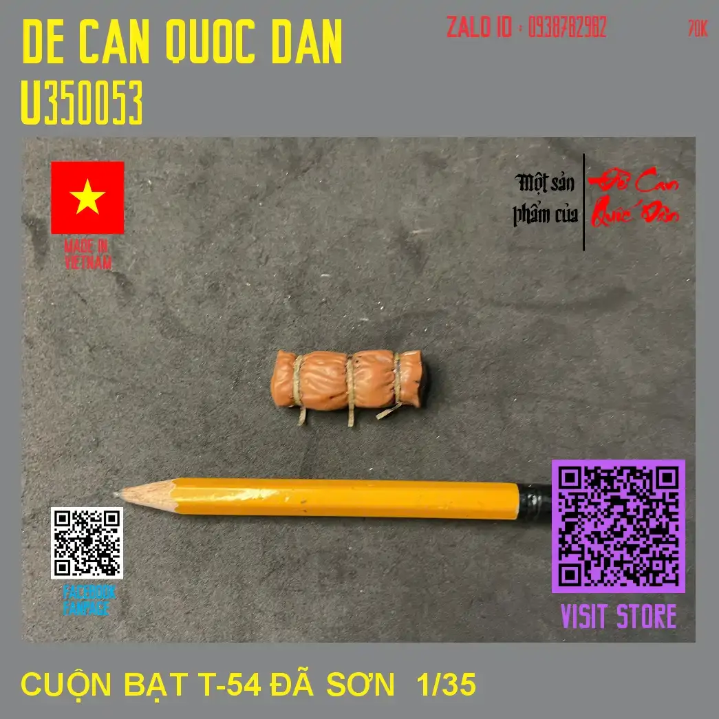 Decal Quốc Dân | 1:35 | CUỘN BẠT GẮN XE TĂNG T-54