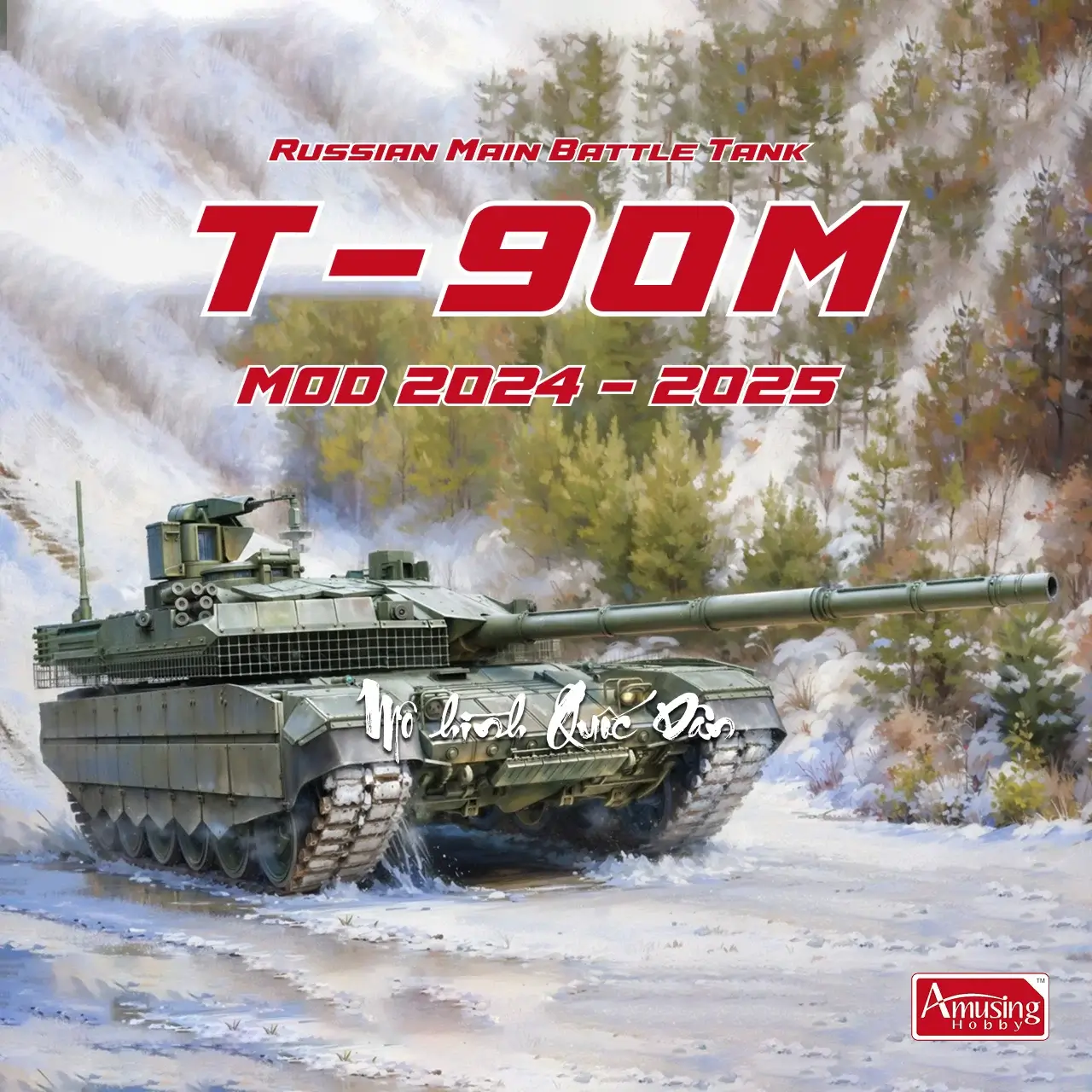 1:35 | Amusing Hobby | Russian T-90M Mod 2024-2025 Main Battle Tank