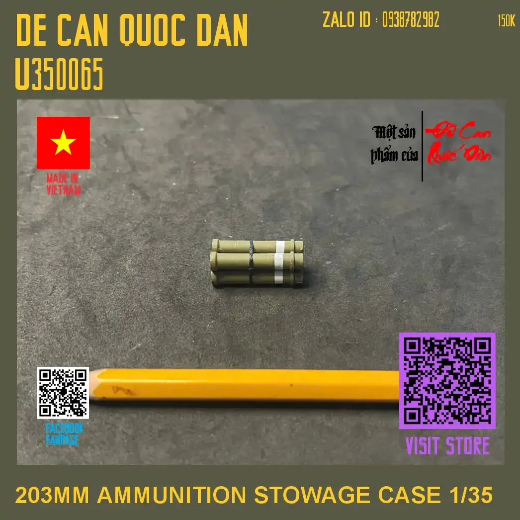 Decal Quốc Dân | 1:35 | 203MM AMMUNITION STOWAGE CASE