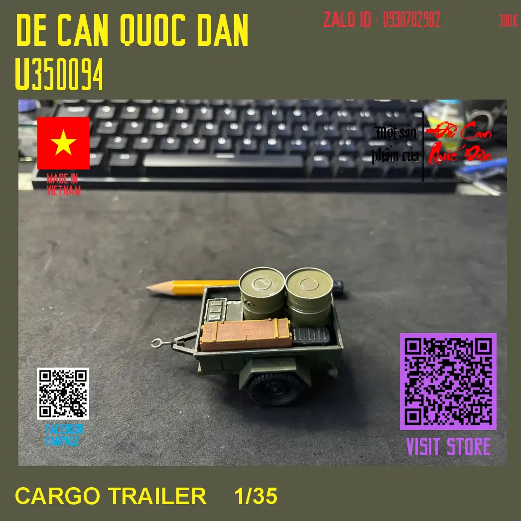 Decal Quốc Dân | 1:35 | CARGO TRAILER