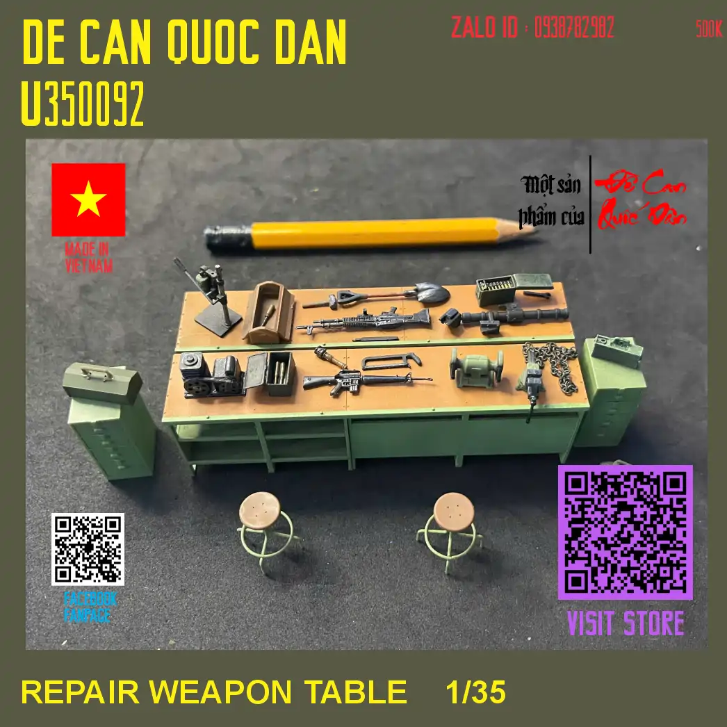 Decal Quốc Dân | 1:35 | REPAIR WEAPON TABLE