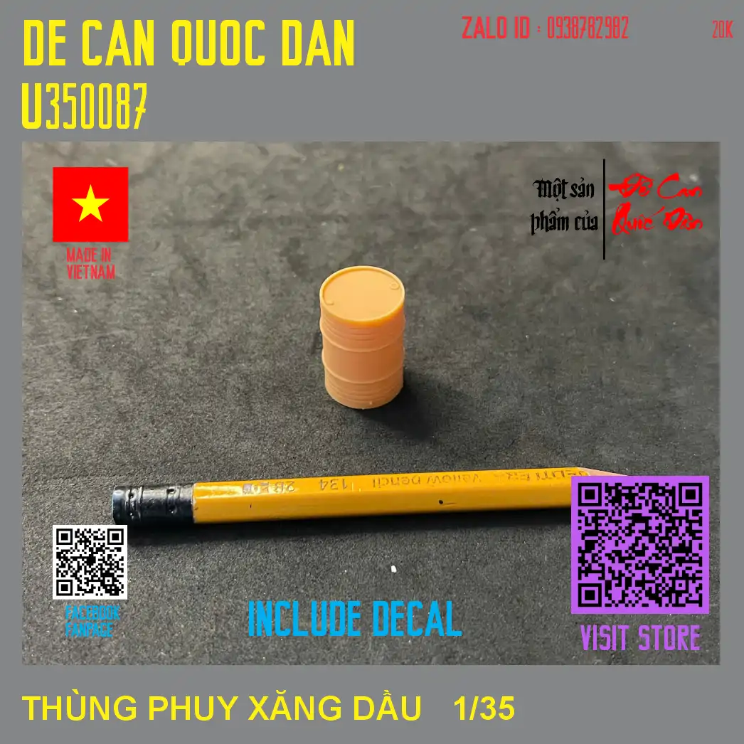Decal Quốc Dân | 1:35 | OIL BARREL