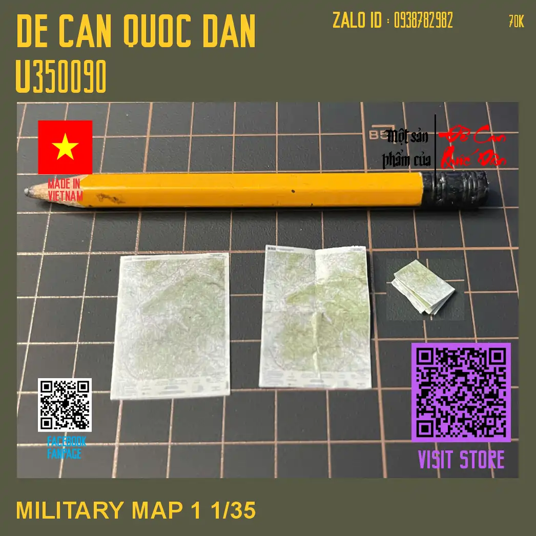 Decal Quốc Dân | 1:35 | MILITARY MAP 1