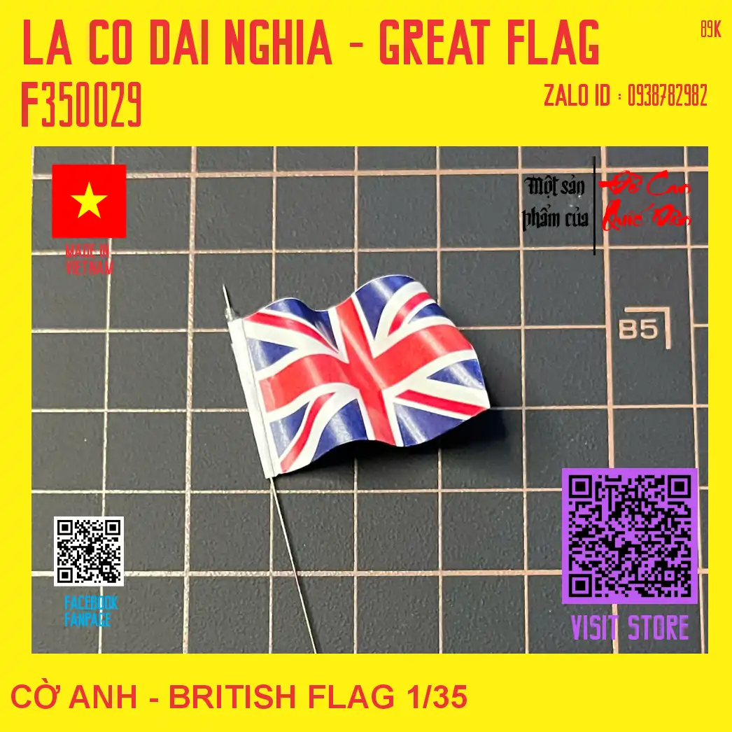 Lá Cờ Đại Nghĩa | 2x3 | United Kingdom Flag