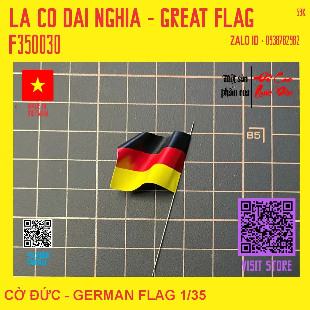 Lá Cờ Đại Nghĩa | 2x3 | German Flag