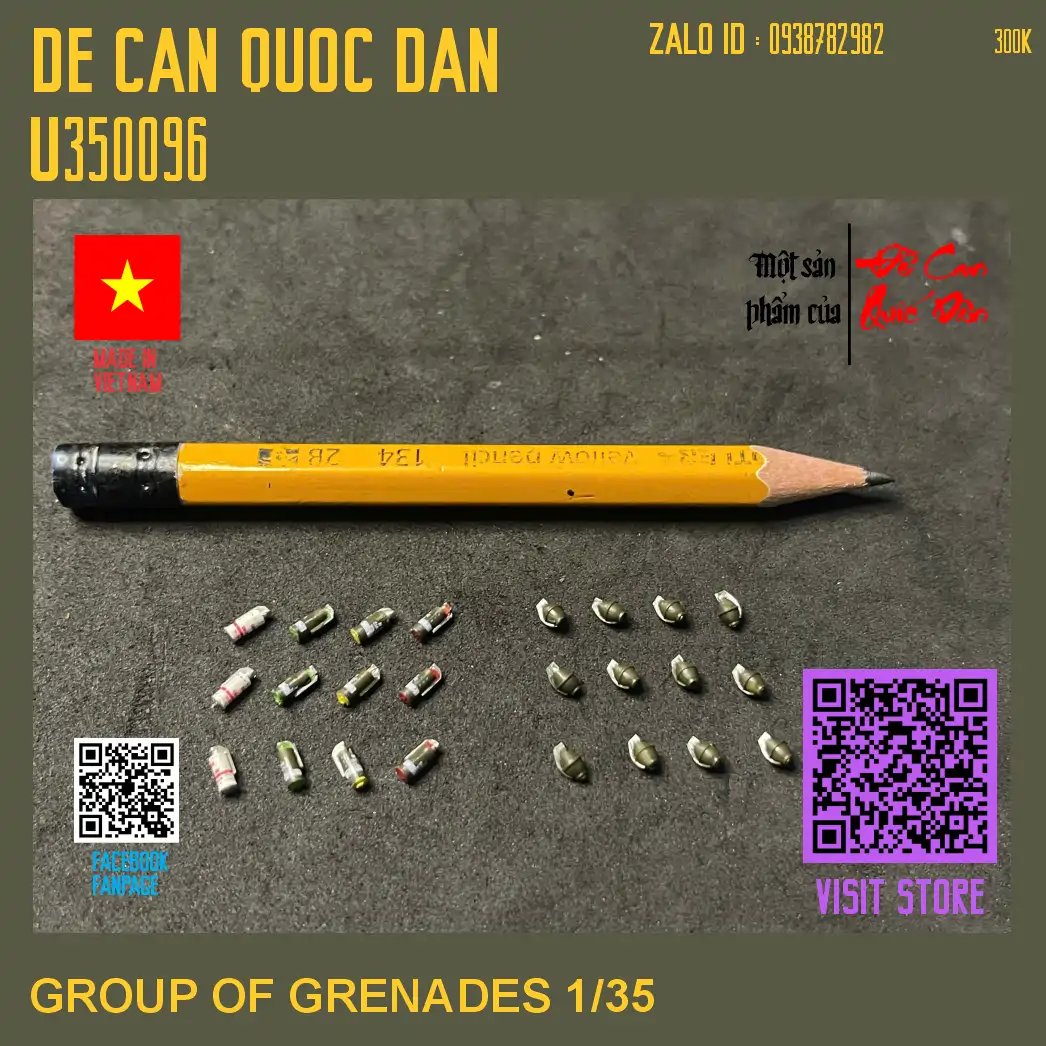 Decal Quốc Dân | 1:35 | GROUP OF GRENANDES