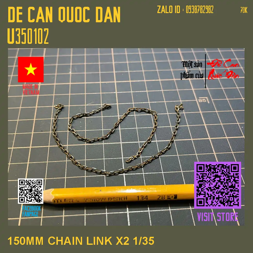 Decal Quốc Dân | 1:35 | 105MM CHAIN LINK X2