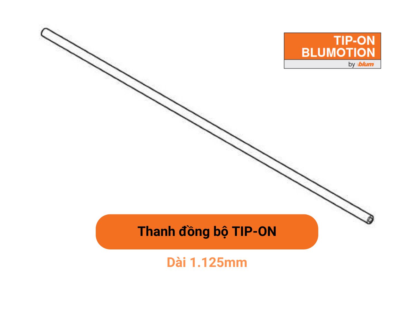 Thanh đồng bộ TIP-ON 1125mm
