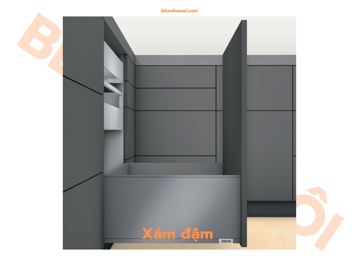 LEGRABOX pure F xám đậm