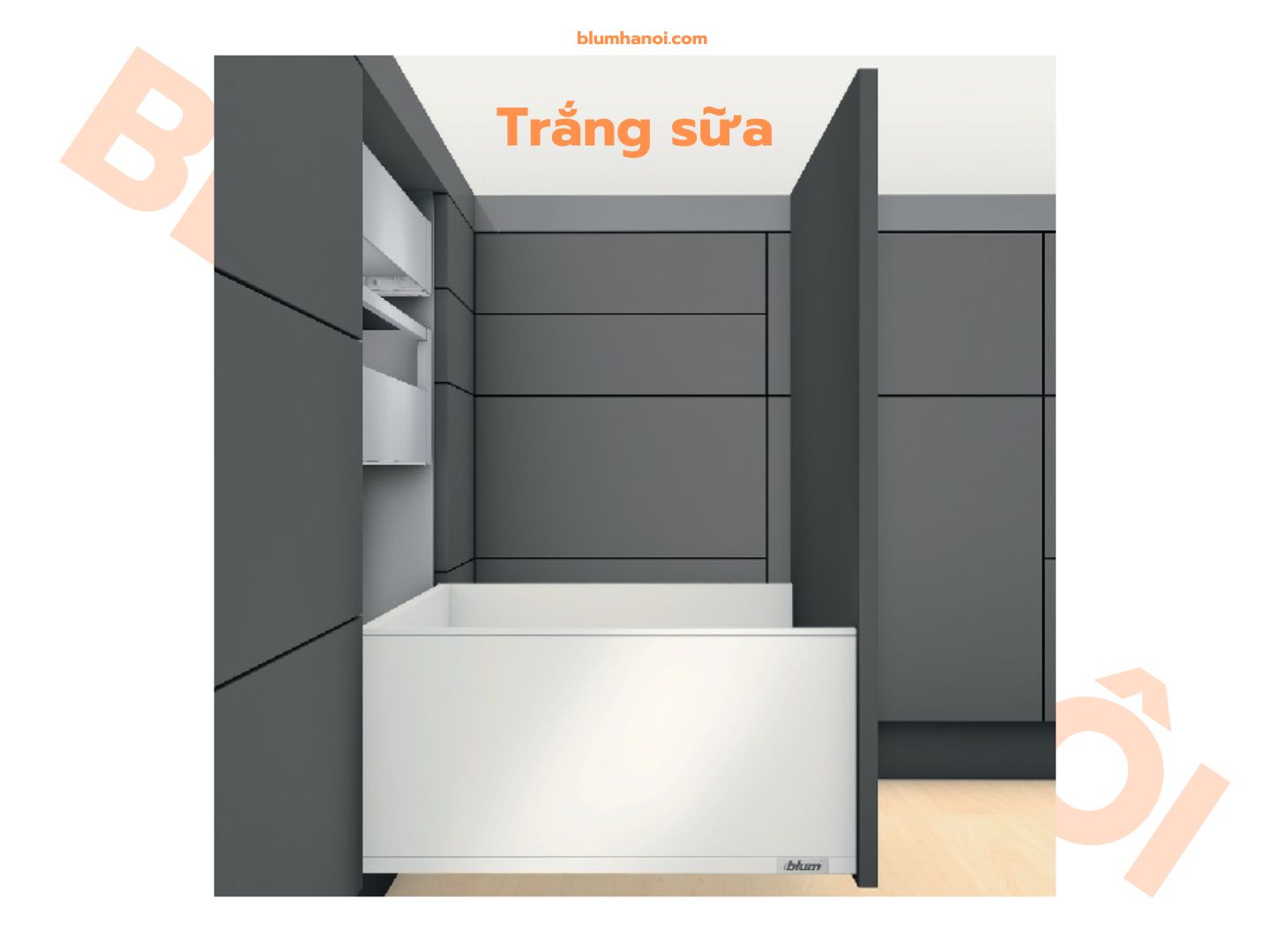LEGRABOX pure F trắng sữa