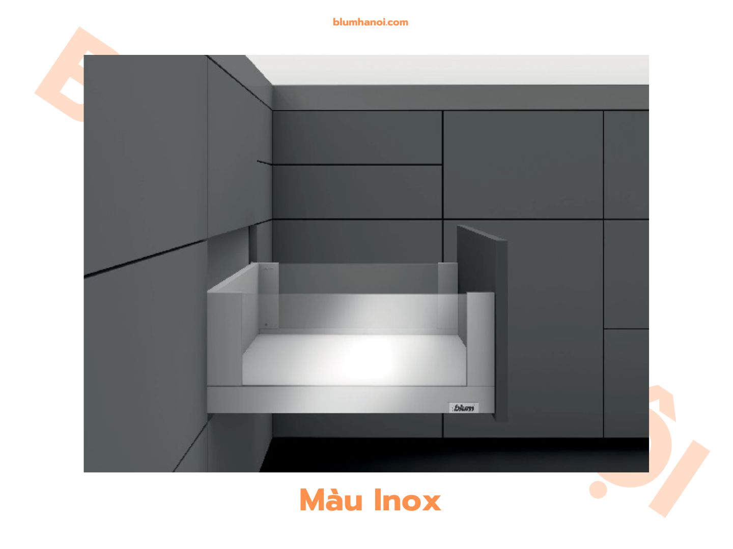 LEGRABOX free C màu inox