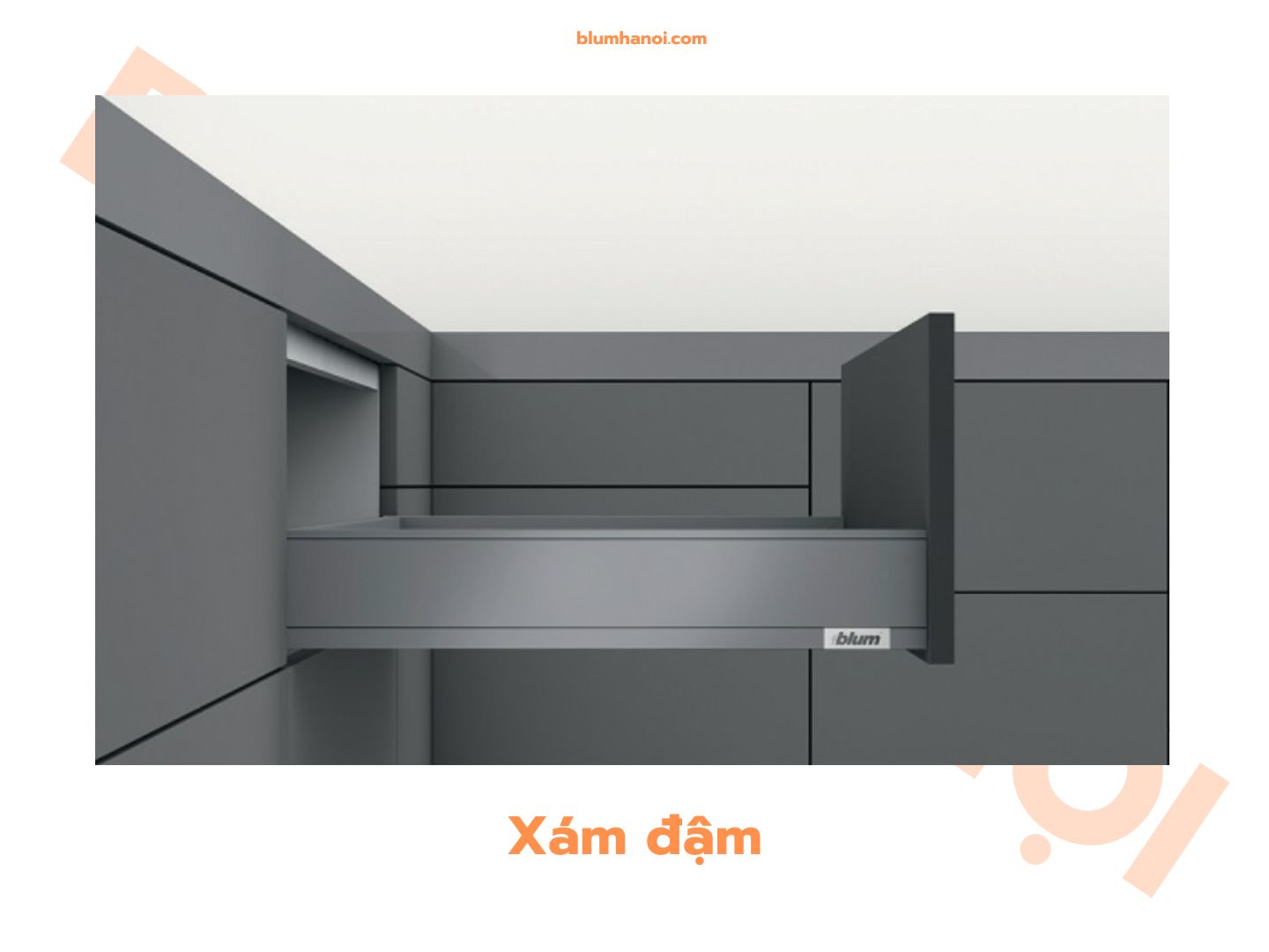 LEGRABOX pure M xám đậm
