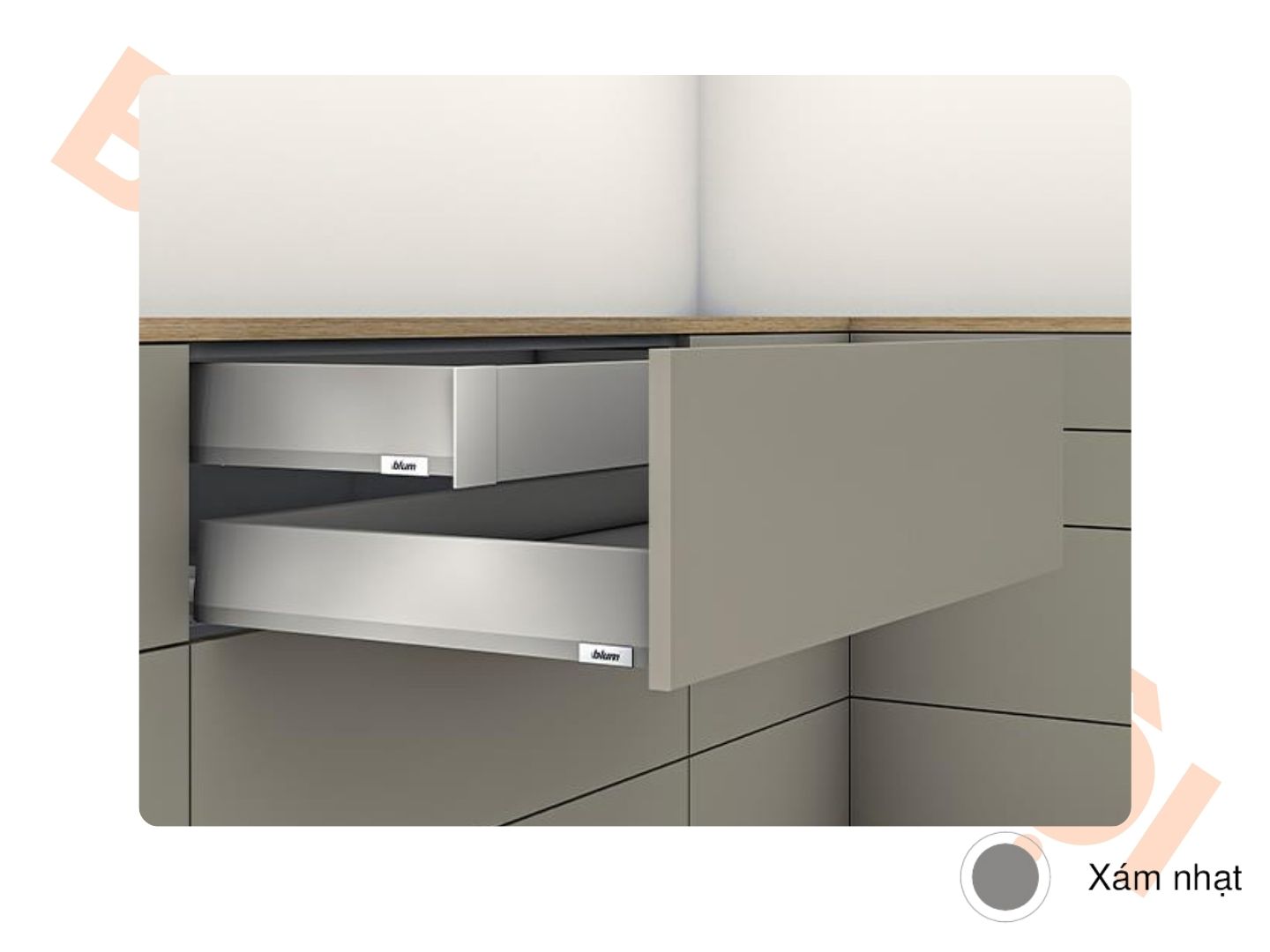 Ray hộp MERIVOBOX IR1 xám nhạt