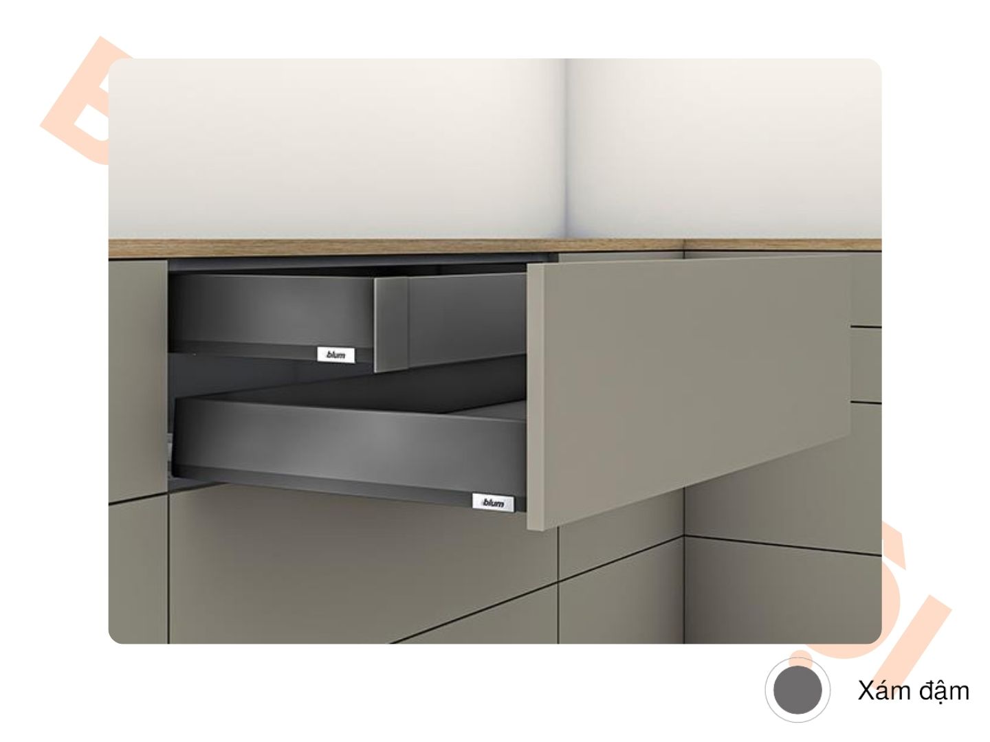Ray hộp MERIVOBOX IR1 xám đậm