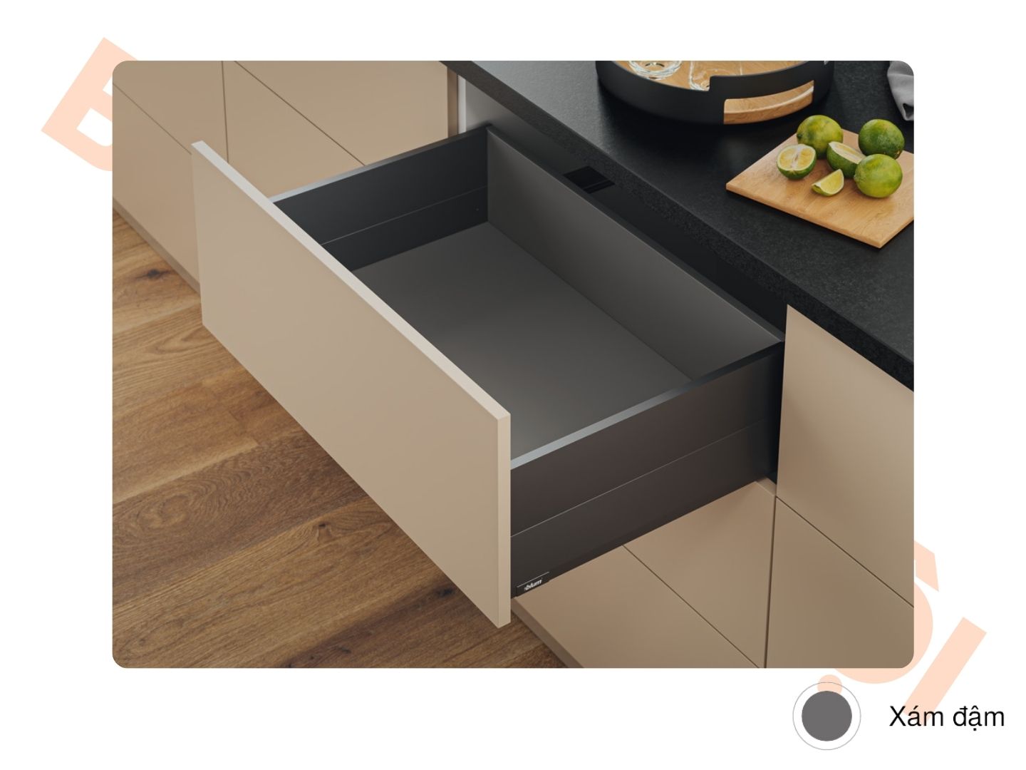 Ray hộp MERIVOBOX R3 xám đậm