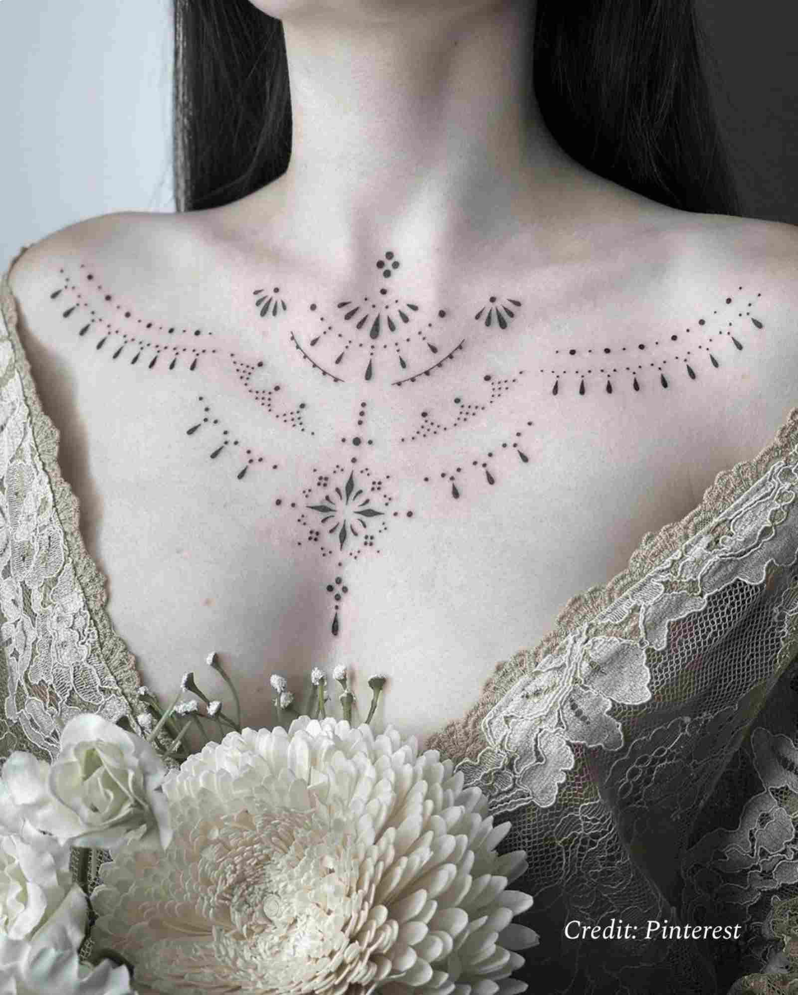 Tattoos for the Chest for Females: Best Design Ideas