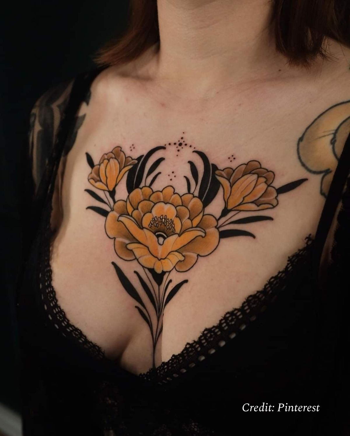 Sternum Tattoo: Stylish Designs, Meanings and Ideas Sternum Tattoo: Stylish Designs, Meanings and Ideas