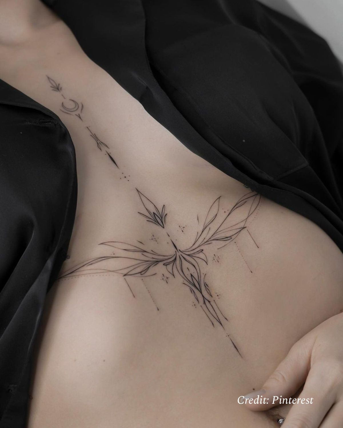 Sternum Tattoo: Stylish Designs, Meanings and Ideas Sternum Tattoo: Stylish Designs, Meanings and Ideas