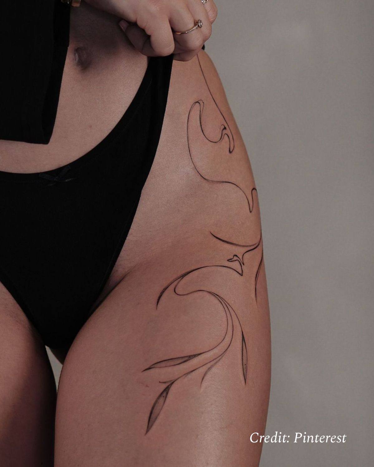 Thigh Tattoo Designs Women: Stylish and Meaningful Ideas