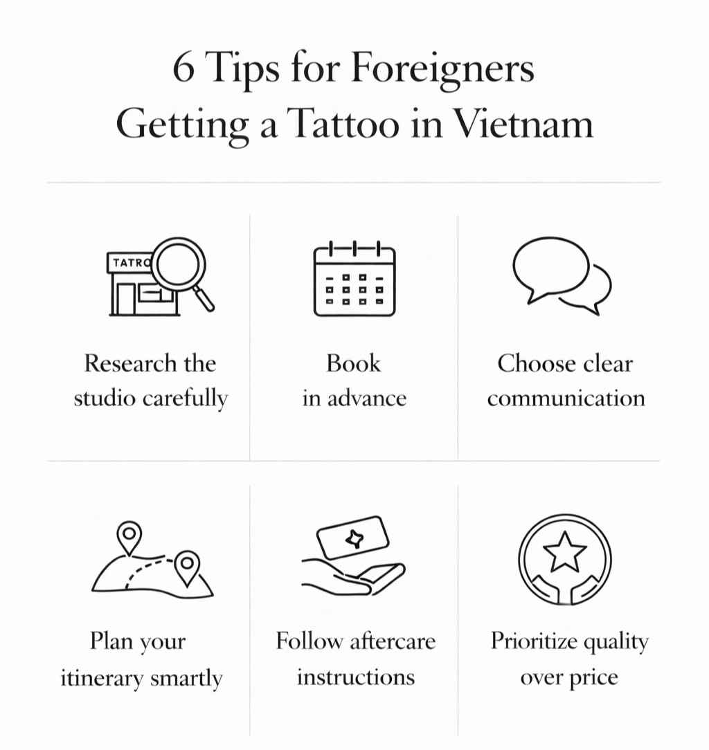 tips to get a tattoo in Vietnam