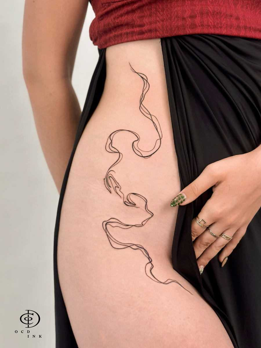 abstract tattoo