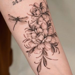 fineline peonies featuring