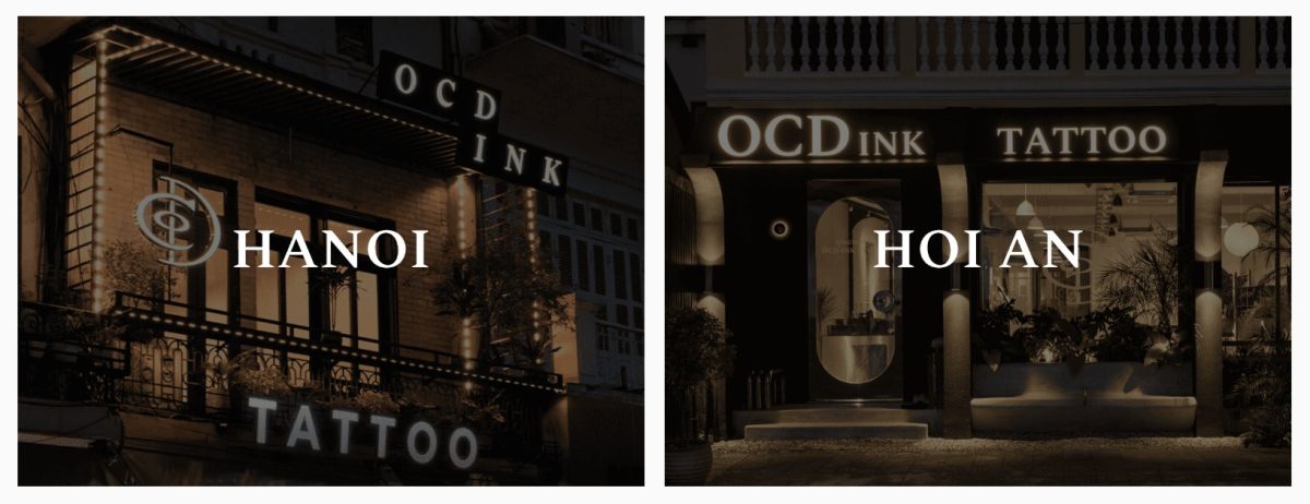 Black & Gray ocd ink studio in hanoi and hoi an
