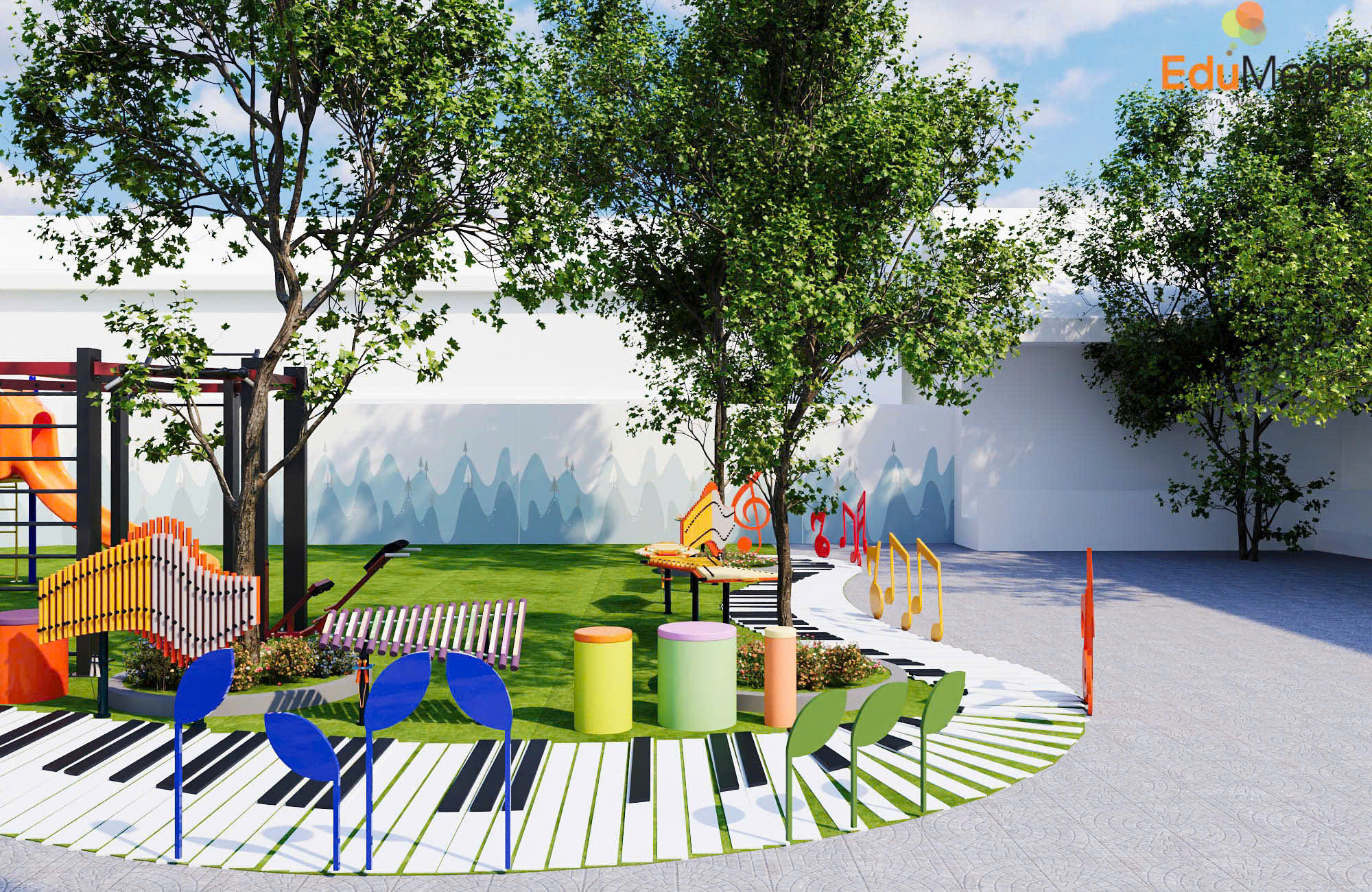 Khu âm nhạc trên 40m2