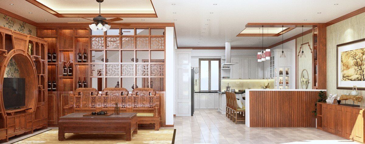 Thiết kế thi công Cải tạo Phòng Khách và Khu Bếp