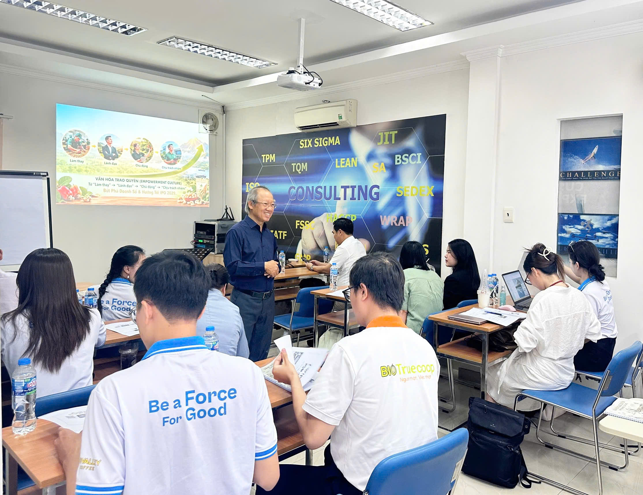 BioValley Vietnam team during Empowerment Culture training session