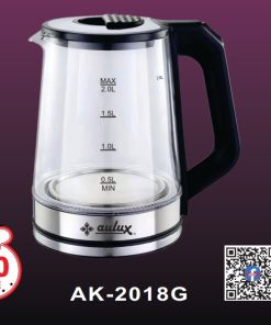 Ấm siêu tốc thủy tinh Aulux AK-2018G