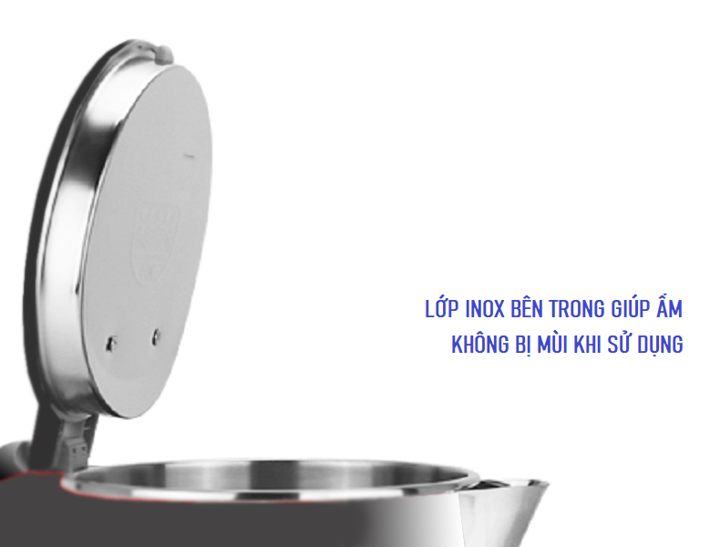 Ấm siêu tốc hai lớp có ủ Aulux AK-18U