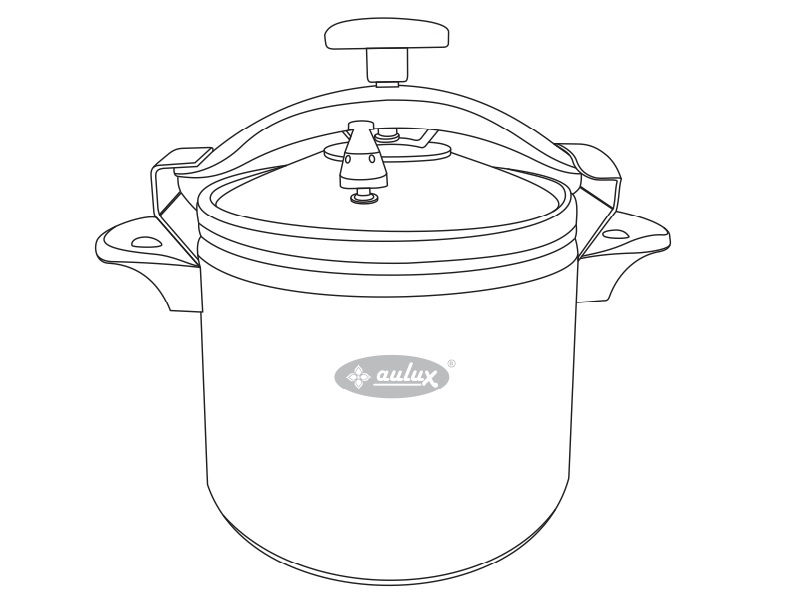 Nồi áp suất inox Aulux 6 lít