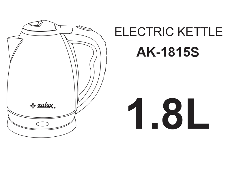 Ấm siêu tốc inox Aulux AK-1815S