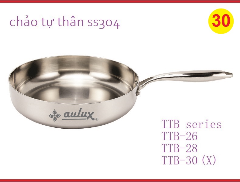 Chảo tự thân 3 lớp cao cấp, inox 304