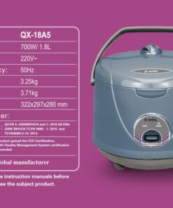 Nồi cơm điện Aulux quai xách QX-18A5