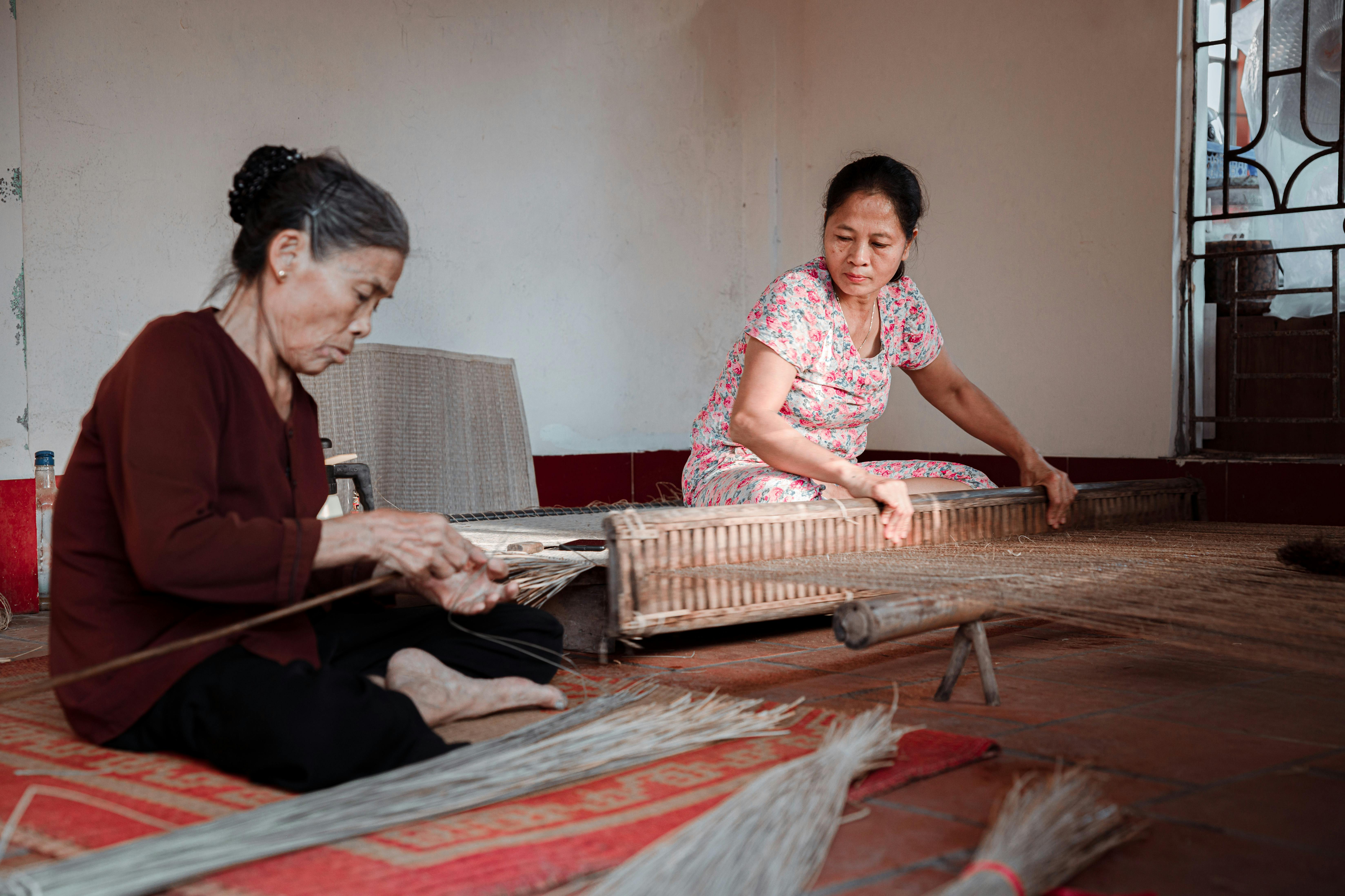 Sedge weaving workshop Ninh Binh