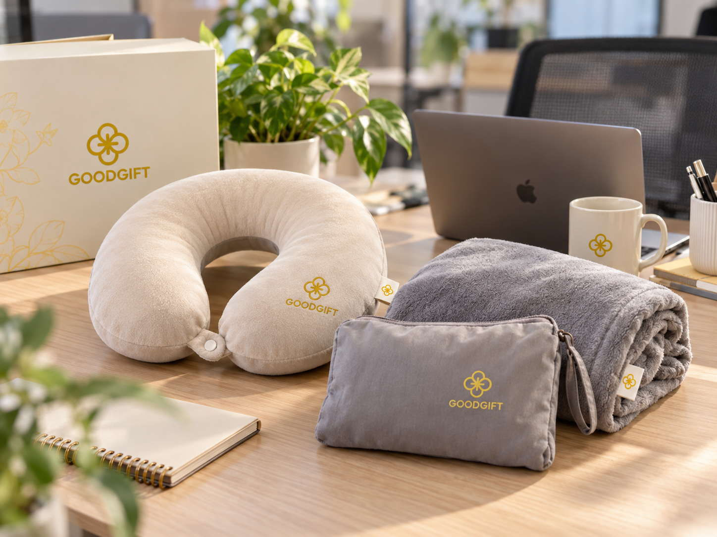 Chăn gối văn phòng và gối cổ Good Gift