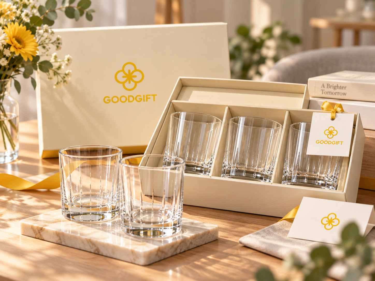 Bộ ly cốc thủy tinh Good Gift