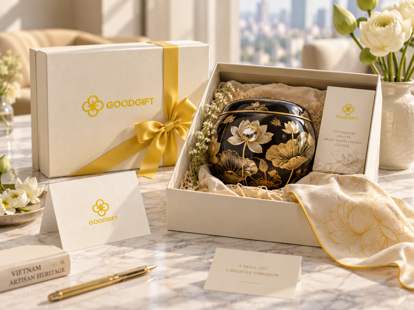 Quà sơn mài thủ công mang dấu ấn Việt GoodGift