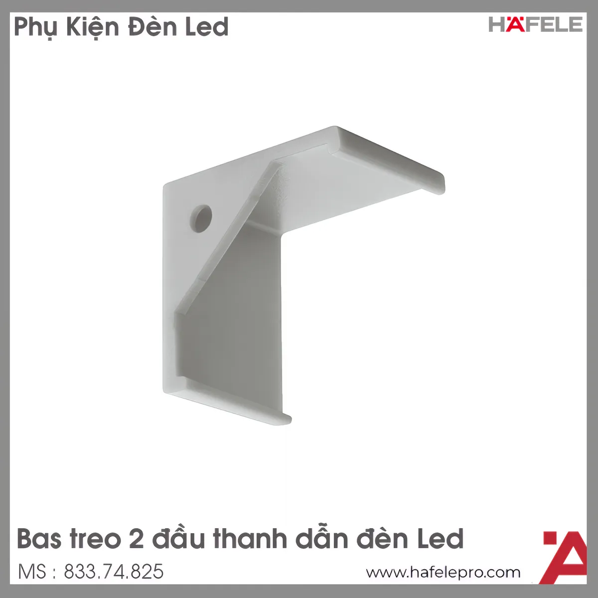 Bas Đỡ Cho Thanh Nhôm Gắn Góc Hafele 833.74.825